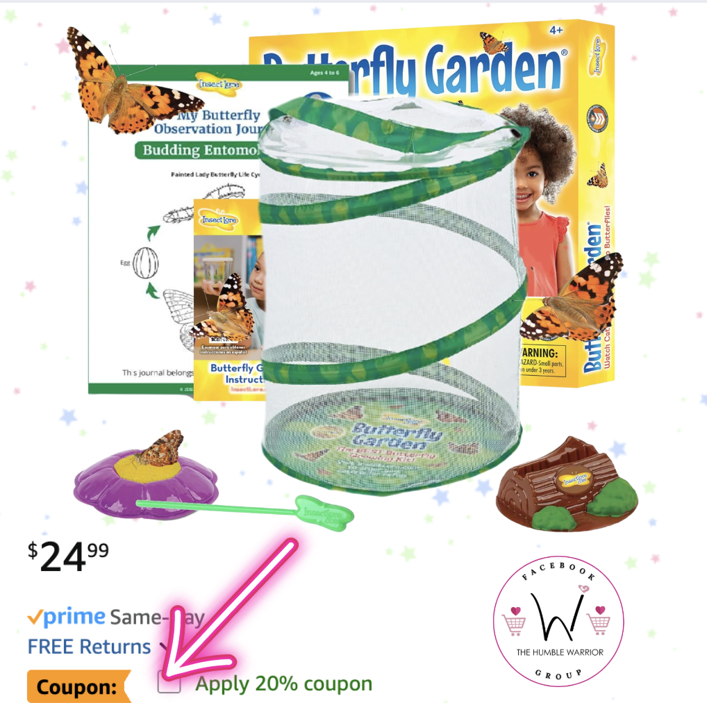 The Insect Lore Butterfly Garden Kit!